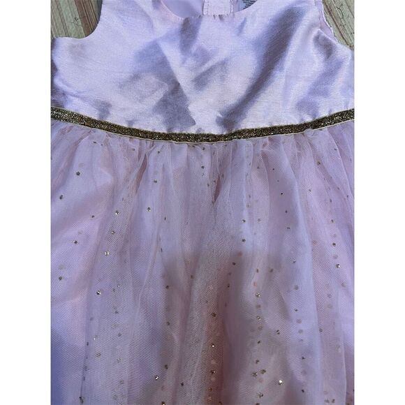George 3T Girls Pink Tulle Party Dress with Glitter Accents Size 3T - Picture 6 of 6